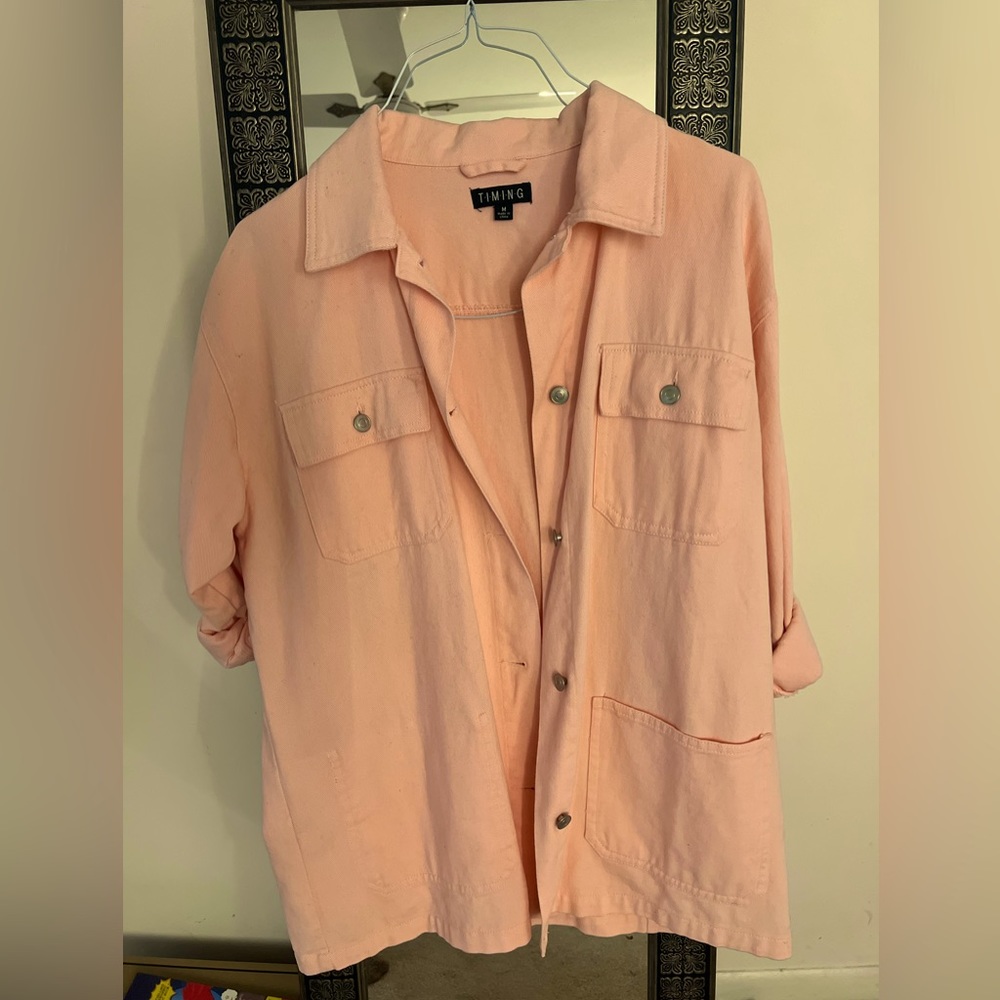 Nana macs boutique pink long sleeved jacket